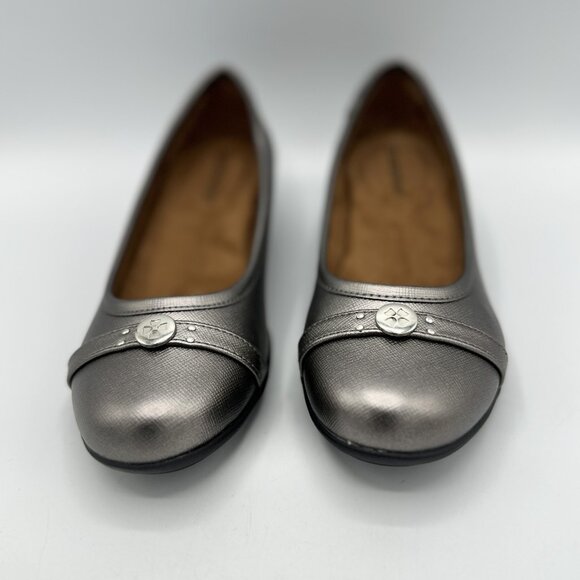 Naturalizer Haute Pewter Saga Shoes Size 7-1/2 M With Box - Picture 5 of 8